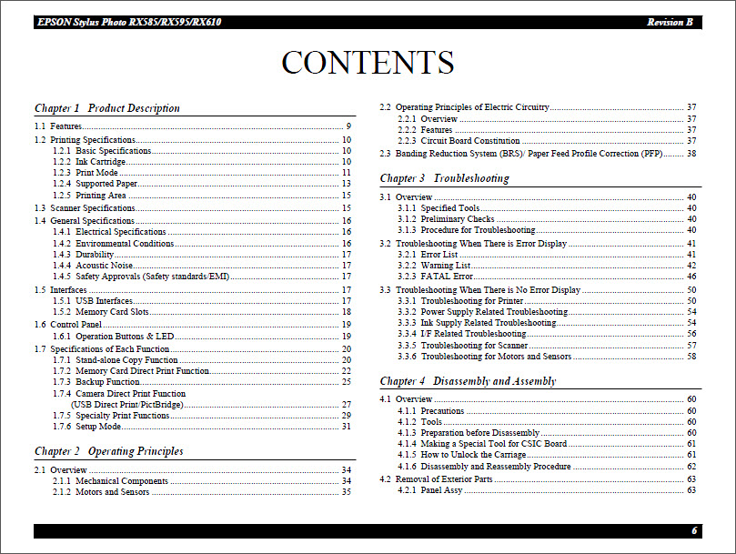 EPSON RX610_RX585_RX595 Service Manual-2